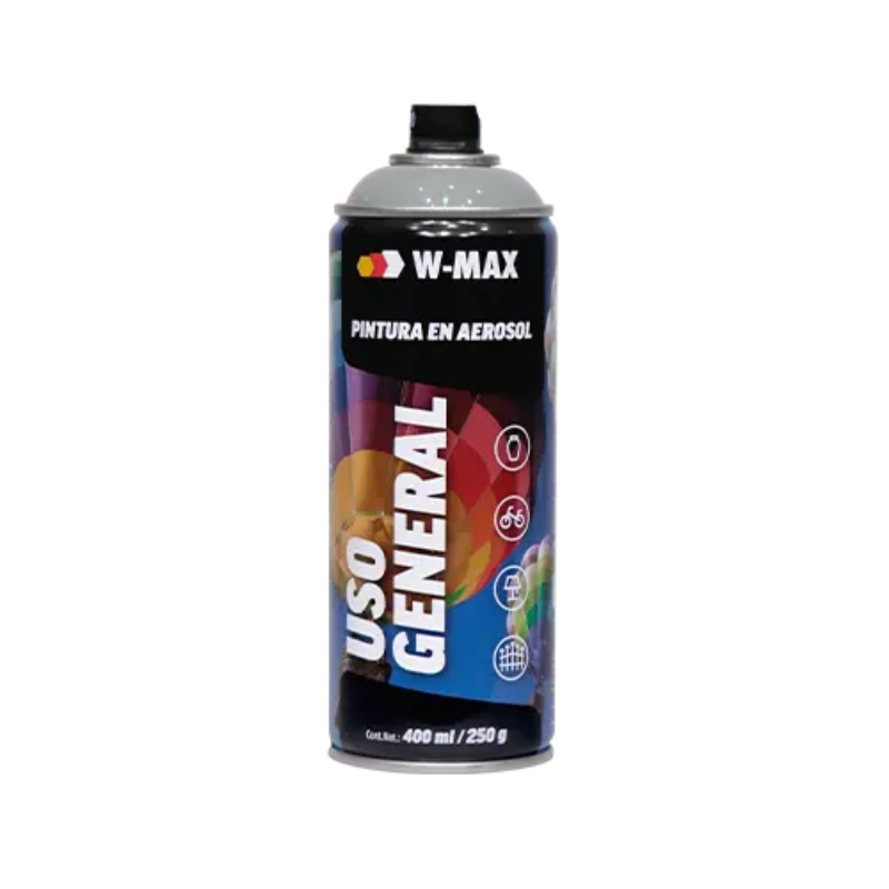 W-MAX PINTURA EN AEROSOL GRIS CLARO 400ML