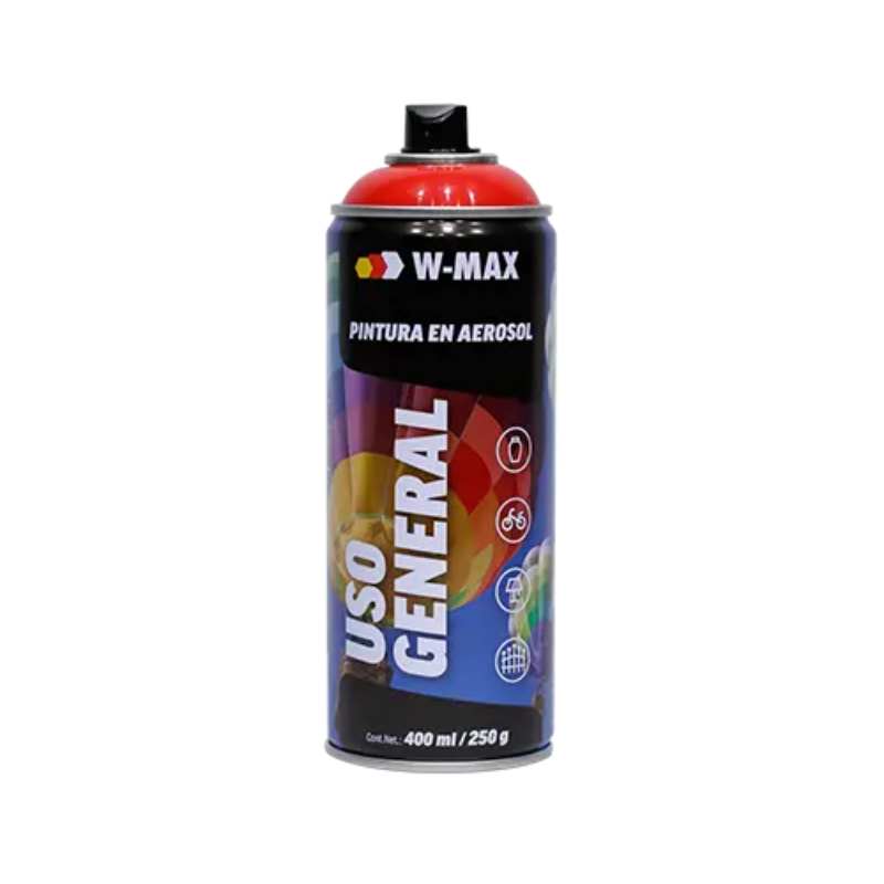W-MAX PINTURA EN AEROSOL ROJO 400ML