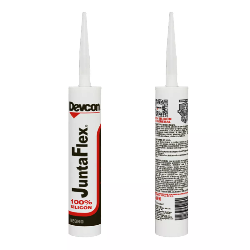 SILICON NEGRO USO GENERAL JUNTAFLEX 280ML