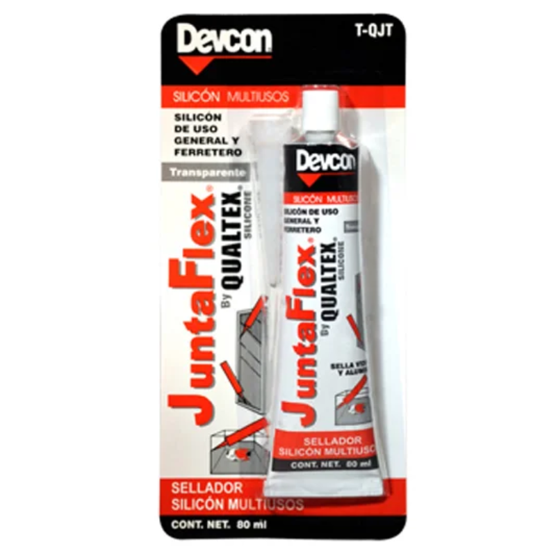 SILICÓN SELLADOR USO GENERAL JUNTA FLEX TRANSPARENTE